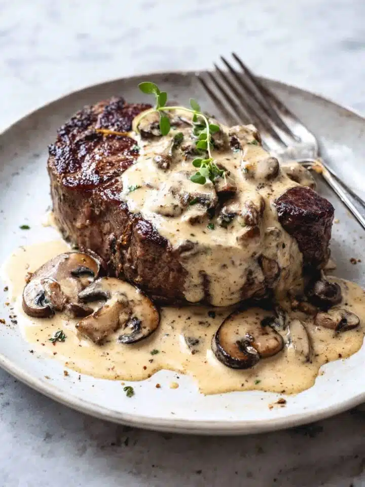 Sadie Recipes 2 Creamy Mushroom Sauce for Steak Recipe