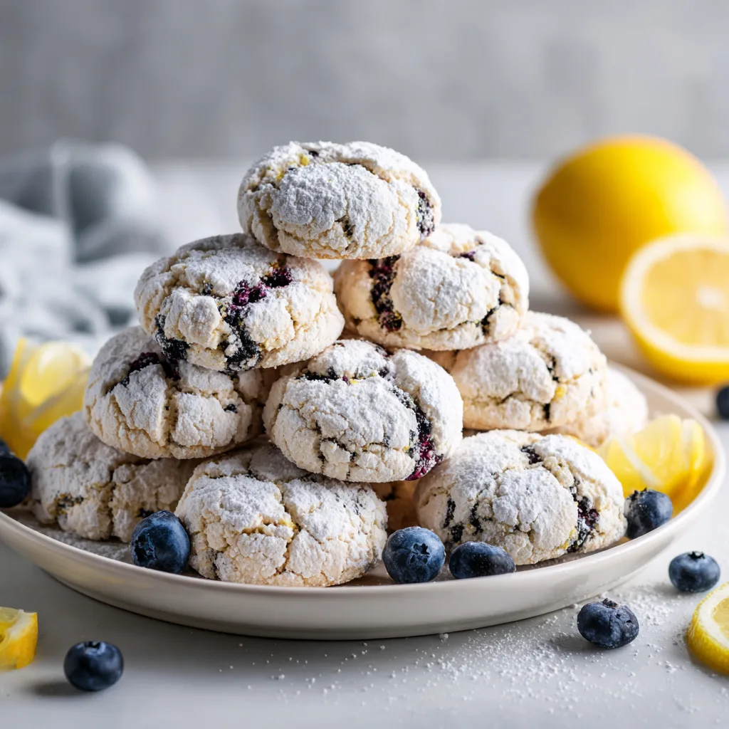 Lemon Dessert Delights: 8 Bright and Zesty Recipes 2 Lemon Dessert: Lemon Blueberry Cookies