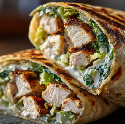 Sandwich Recipes : 40 Easy Ideas 12 Chicken Caesar Wrap Sandwich