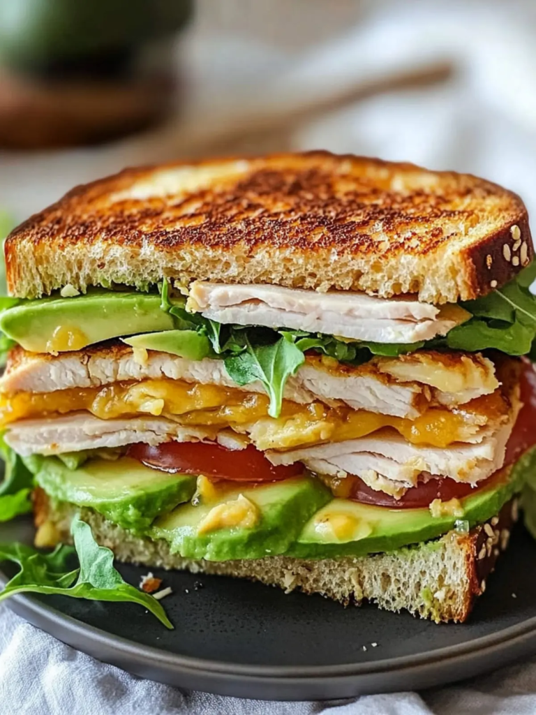 Sandwich Recipes : 40 Easy Ideas 16 Turkey Avocado Club Sandwich