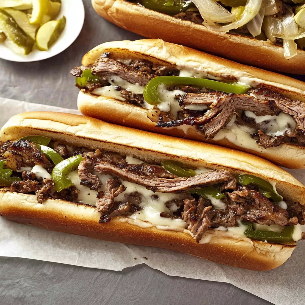 Sandwich Recipes : 40 Easy Ideas 17 17. Philly Cheesesteak Sandwich