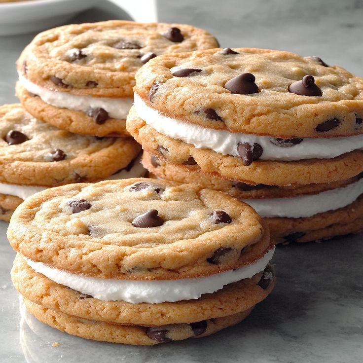 Sandwich Recipes : 40 Easy Ideas 39 39. Chocolate Chip Cookie Dough Sandwich