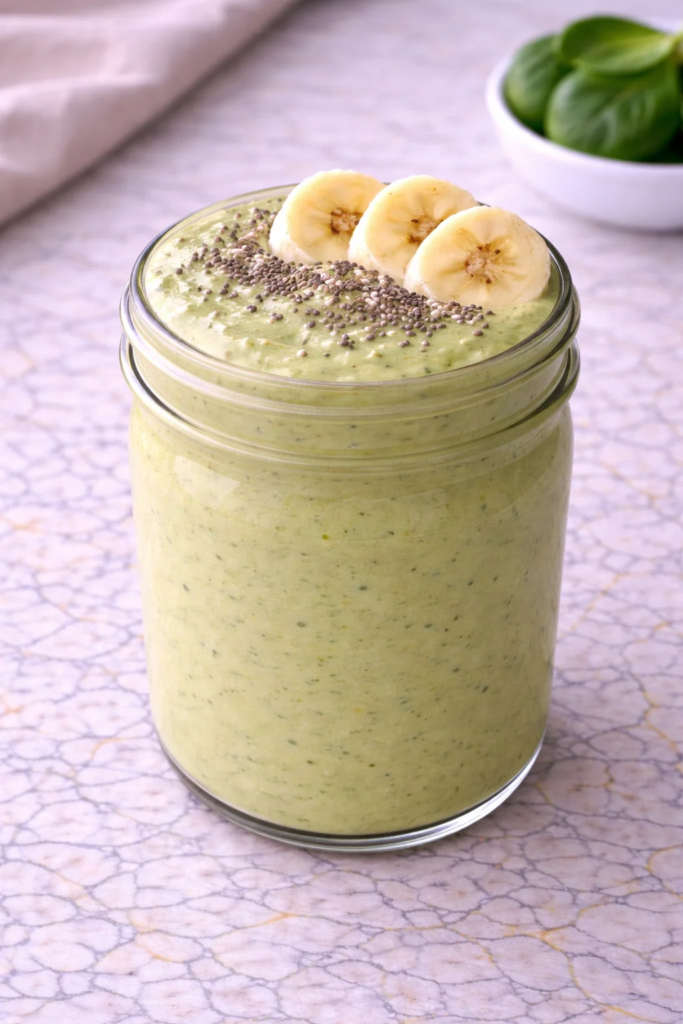 Healthy Meals: 20 Delicious & Nutritious Recipes 5 Spinach & Banana Smoothie Bowl