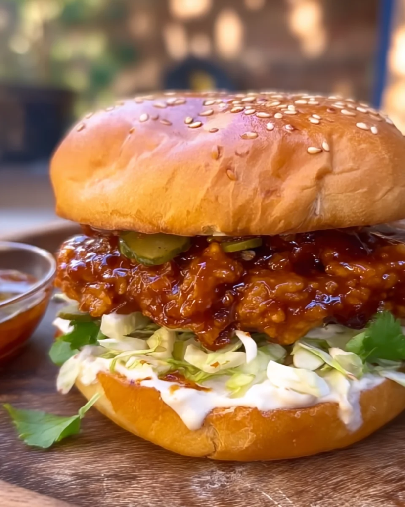 Sandwich Recipes : 40 Easy Ideas 14 Crispy Chicken Sandwich with Honey Sauce