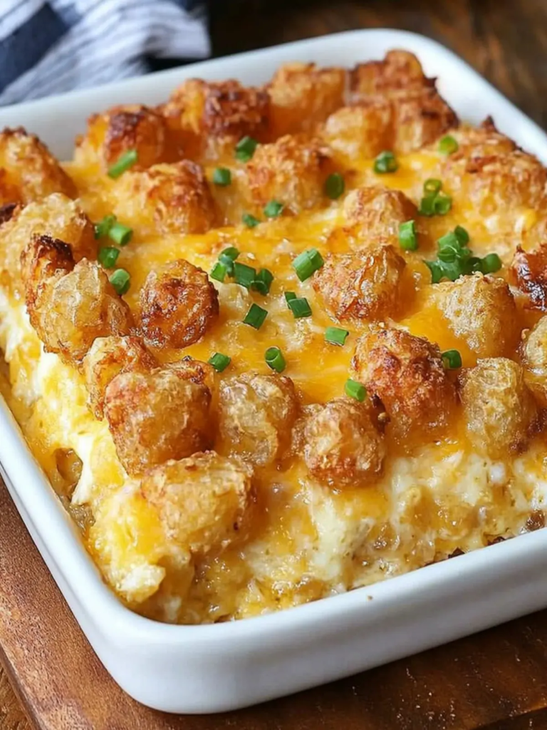 8 Easy Breakfast Recipes That Everyone Will Love 4 Easy Breakfast Recipes : Tater Tot Breakfast Casserole