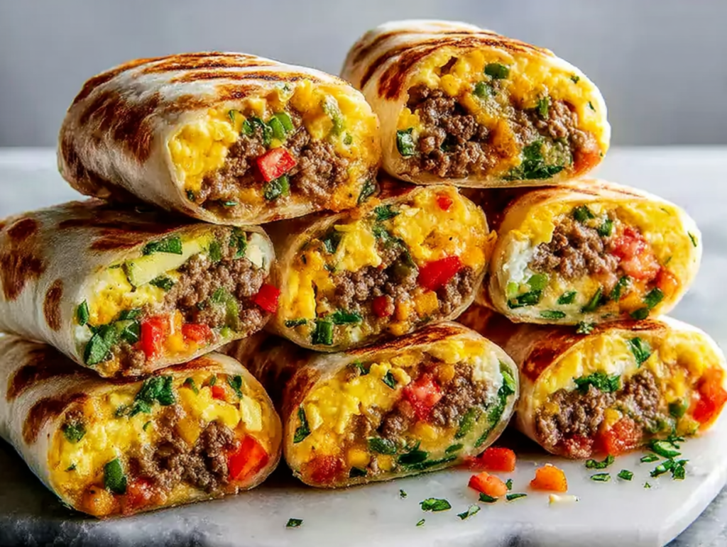 8 Easy Breakfast Recipes That Everyone Will Love 8 Easy Breakfast Recipes : Breakfast Burritos