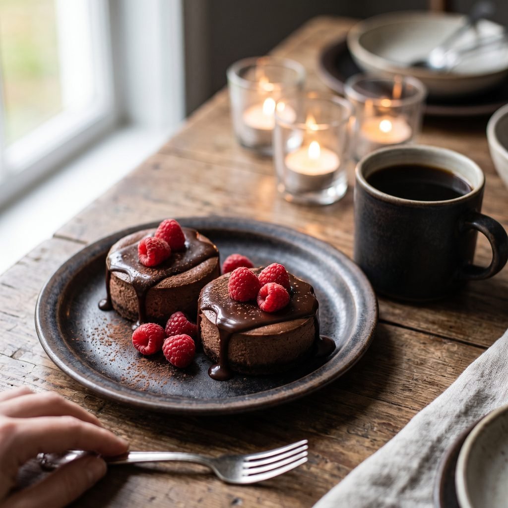 Mini Chocolate Cheesecakes