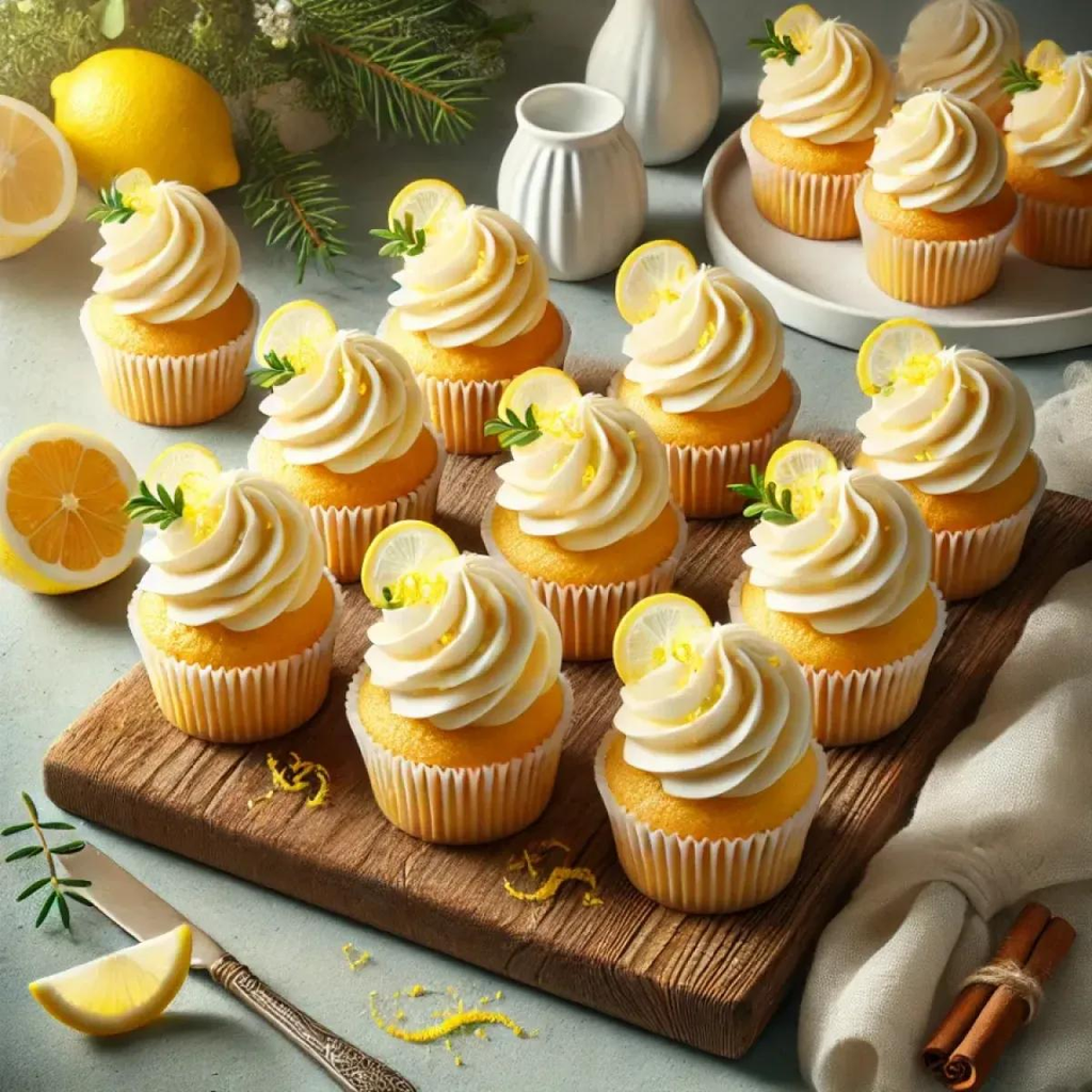 Christmas Lemon Cupcake