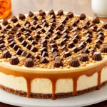 Reeses-Caramel-Cheesecake-sadierecipes-