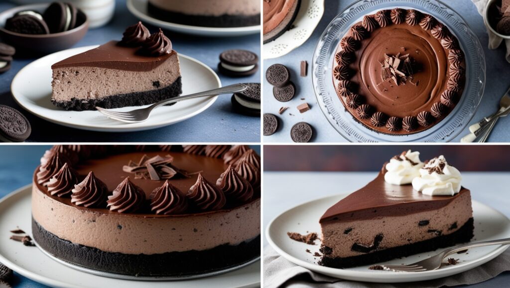 Decadent Chocolate Cheesecake with Oreo Crust