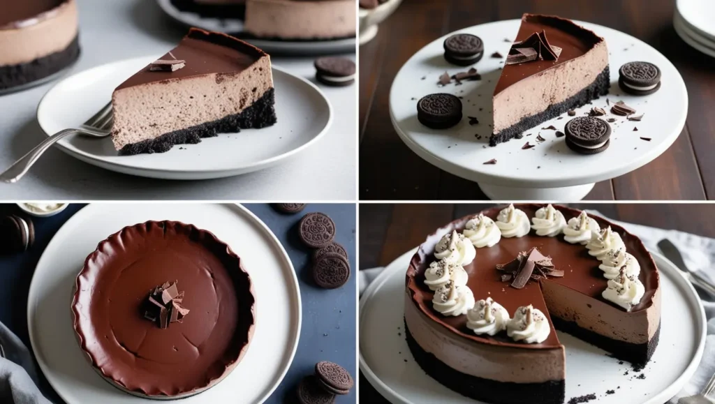 Decadent Chocolate Cheesecake with Oreo Crust