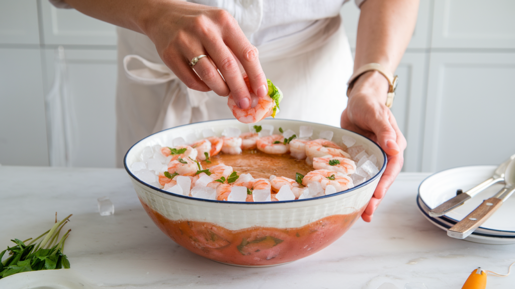 How to Make a Homemade Ice Bowl for Shrimp