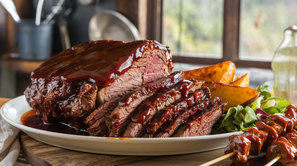 Slow Cooker Beef Brisket with BBQ Sauce: The Affordable Feast