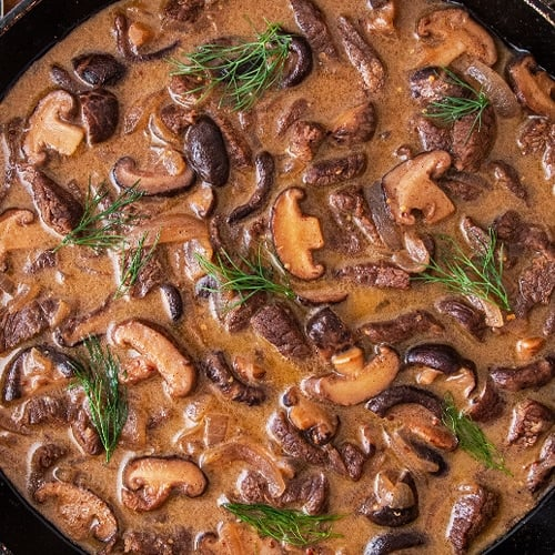 What Is Stroganoff Called in Russian?