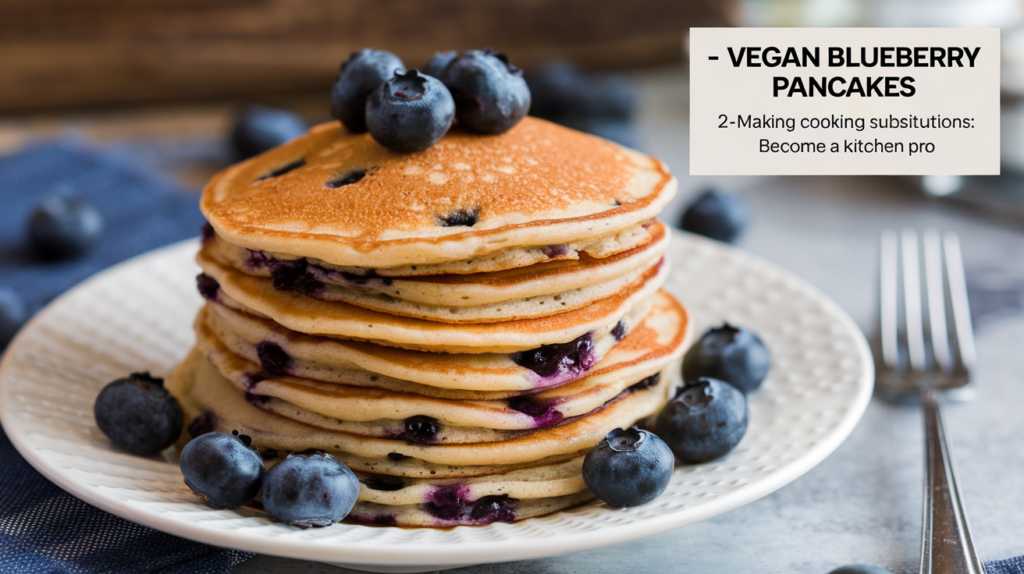 Vegan Blueberry Pancakes : Fluffy and Delicious Pancakes