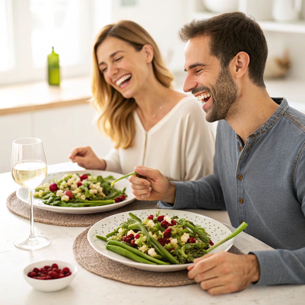 Crushed Green Bean Salad with Cranberry: A Healthy Delight