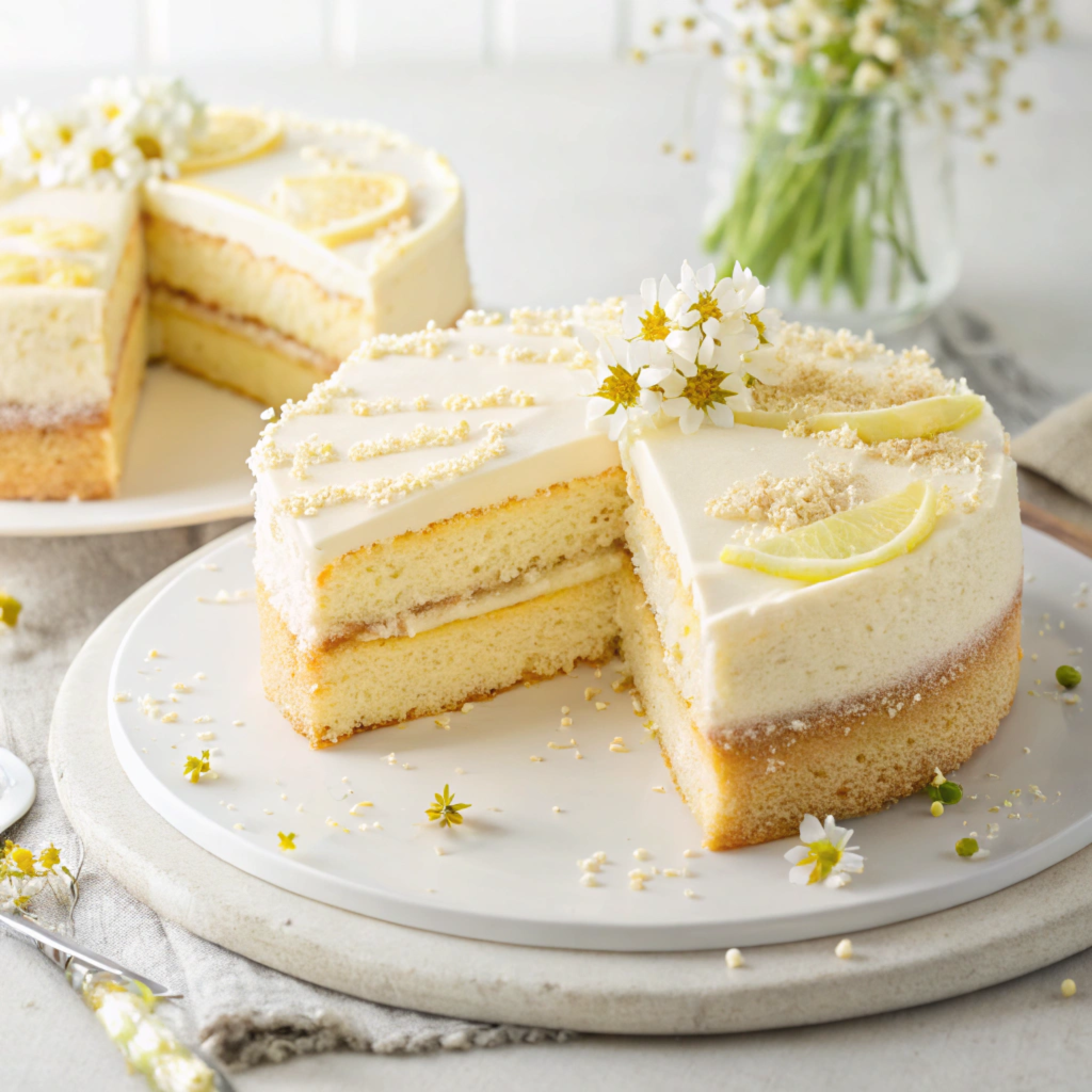 Vanilla Cake! Light & Airy Sponge Cake Recipe