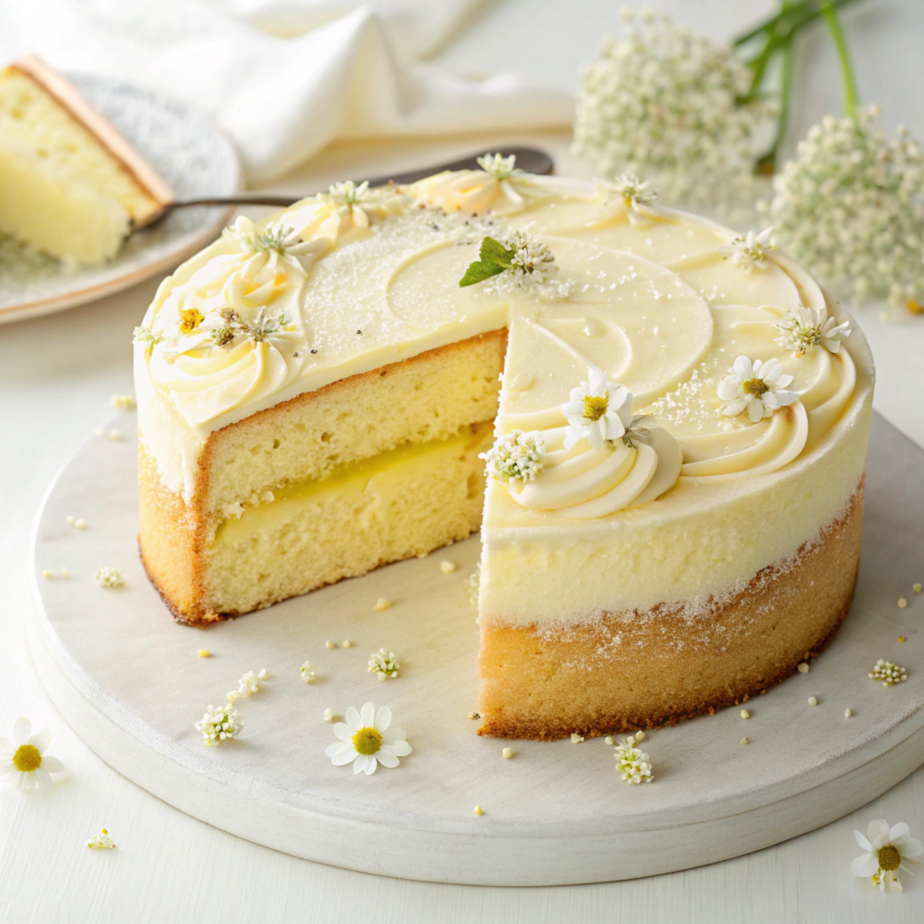 Vanilla Cake! Light & Airy Sponge Cake Recipe