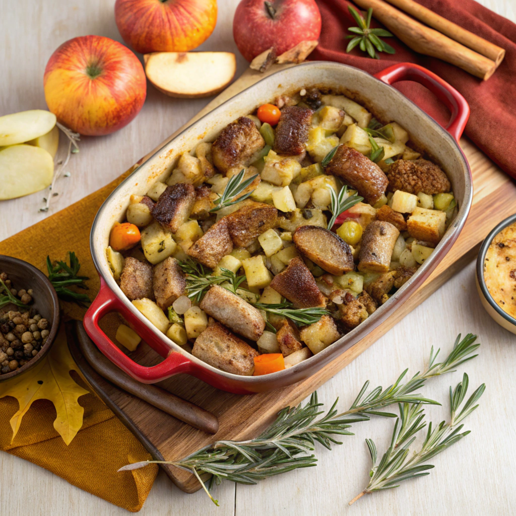 How to Make Sausage and Apple Dressing: Step-by-Step