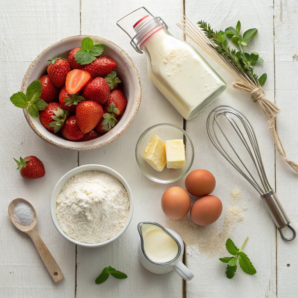 Strawberry Vanilla Cake