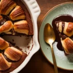 Easy Croissant Chocolate Pudding