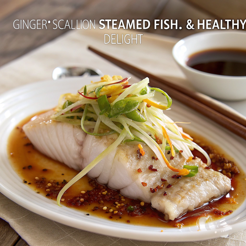 Ginger-Scallion Steamed Fish Recipe: A Healthy Delight