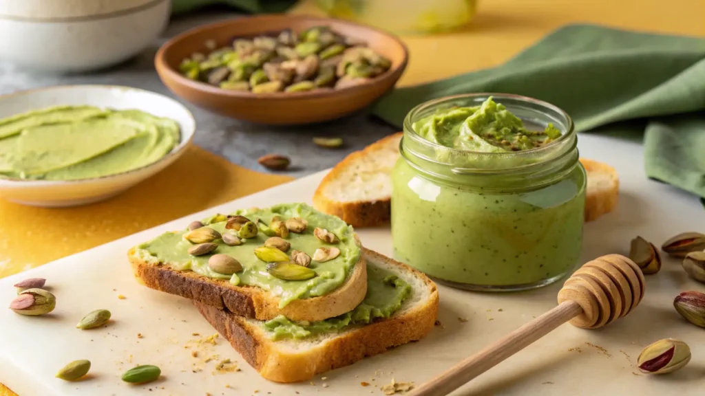 Pistachio Butter Breakfast Recipe_sadierecipes_